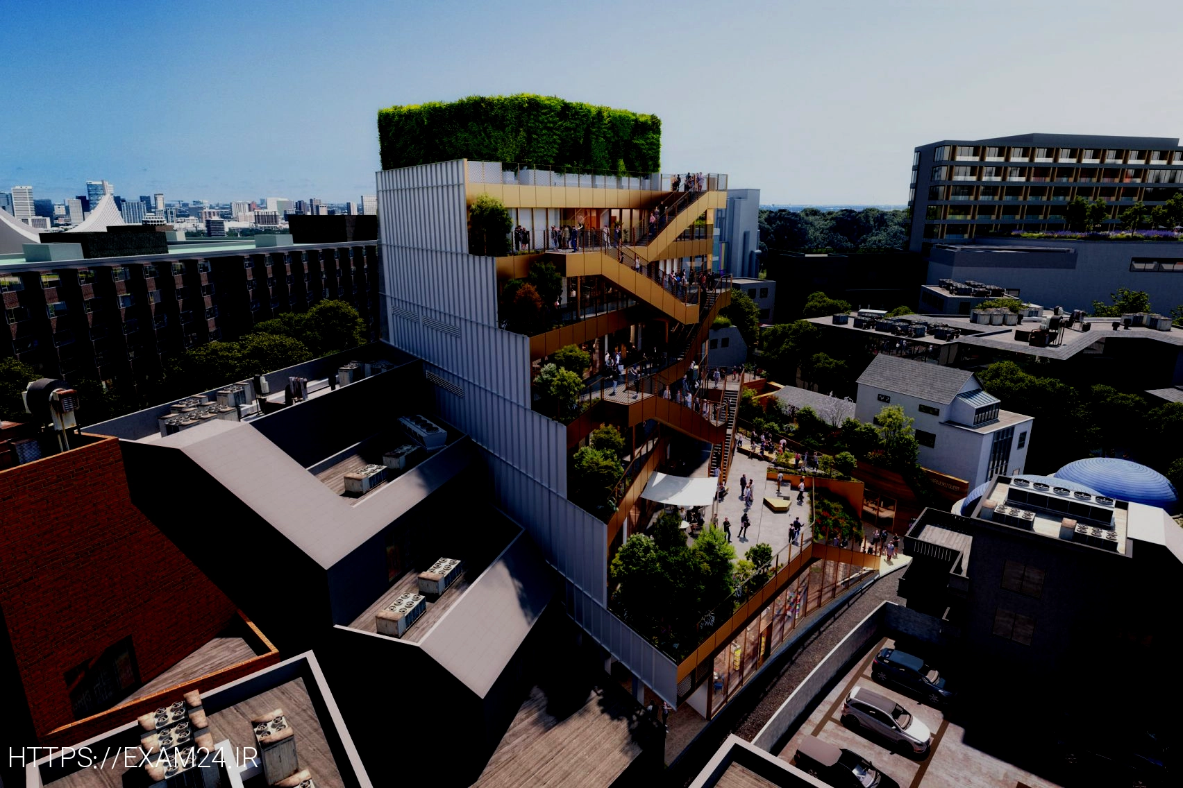 exterior design of building